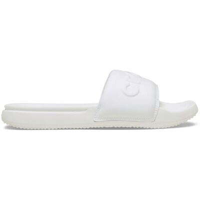 Crocs Sandalias Day Slide para mujer, color blanco, talla 40, White, 42/43 EU Crocs Sandalias Day Slide para mujer, color blanco, talla 40, White, 42/43 EU
