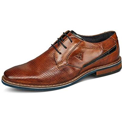 bugatti , con Cordones Hombre, Coñac, 45 EU bugatti , con Cordones Hombre, Coñac, 45 EU