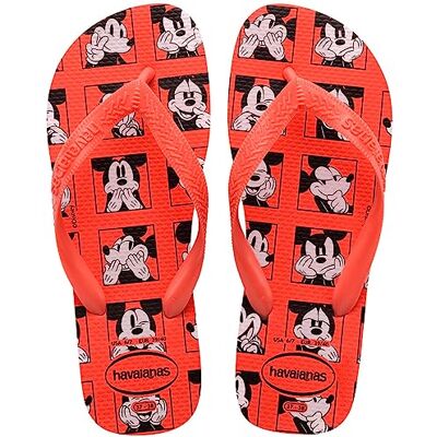Havaianas Top Disney, Chanclas Unisex adulto, Rojo Red Crush, 33/34 EU Havaianas Top Disney, Chanclas Unisex adulto, Rojo Red Crush, 33/34 EU
