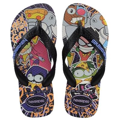 Havaianas Kids Top Warner FlipFlop Unisex niños Black 25 EU Havaianas Kids Top Warner FlipFlop Unisex niños Black 25 EU