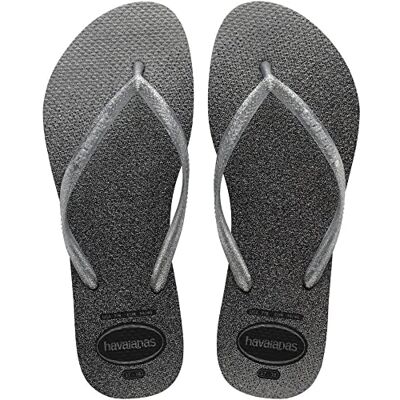 Havaianas Slim Gloss FlipFlop Mujer Black 33 EU Havaianas Slim Gloss FlipFlop Mujer Black 33 EU