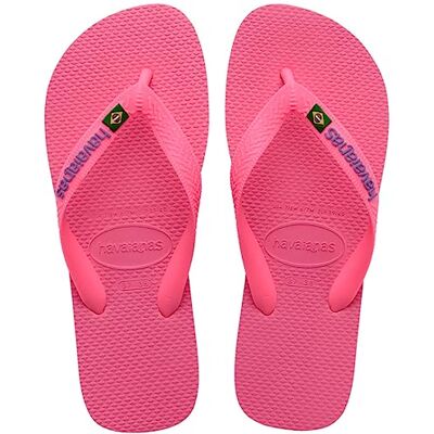 Havaianas Brasil Logo, Chanclas Icónicas, Cómodas y Duraderas, Tiras con Bandera de Brasil y Suela Antideslizante con Franjas de Colores, Adultos Unisex Havaianas Brasil Logo, Chanclas Icónicas, Cómodas y Duraderas, Tiras con Bandera de Brasil y Suela Antideslizante con Franjas de Colores, Adultos Unisex
