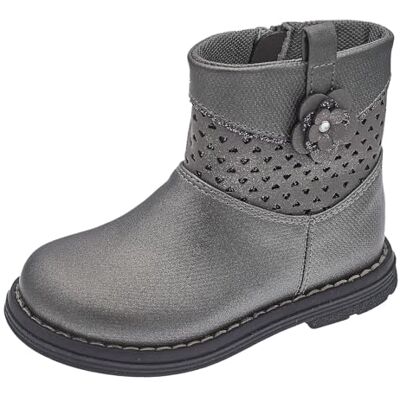 Chicco , Stivaletto Con Zip Laterale, Botas Niñas, Gris (4), 25 EU, Diseñado en Italia Chicco , Stivaletto Con Zip Laterale, Botas Niñas, Gris (4), 25 EU, Diseñado en Italia