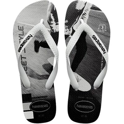 Havaianas Hype FlipFlop Hombre White/White/Black/Black 37 EU Havaianas Hype FlipFlop Hombre White/White/Black/Black 37 EU