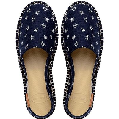 Havaianas Origine Iv Print, Alpargata Unisex Adulto, Navy Blue, 42 Havaianas Origine Iv Print, Alpargata Unisex Adulto, Navy Blue, 42