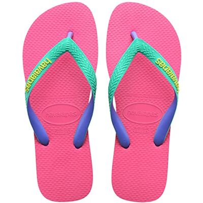 Havaianas Top Mix (Mini Me) FlipFlop Unisex niños Ciber Pink 23 EU Havaianas Top Mix (Mini Me) FlipFlop Unisex niños Ciber Pink 23 EU