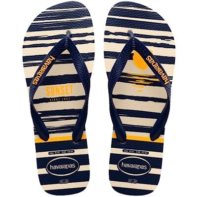 Havaianas Top Nautical Flipflop Hombre Beige/Navy 35 EU Havaianas Top Nautical Flipflop Hombre Beige/Navy 35 EU