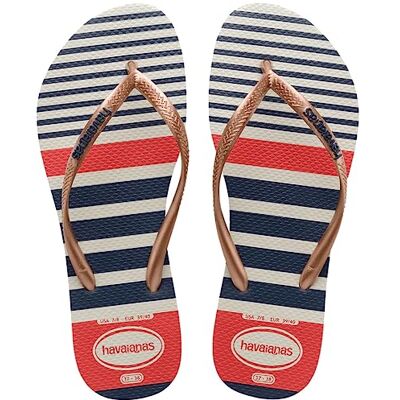 Havaianas Slim Nautical FlipFlop Mujer Gold 33 EU Havaianas Slim Nautical FlipFlop Mujer Gold 33 EU