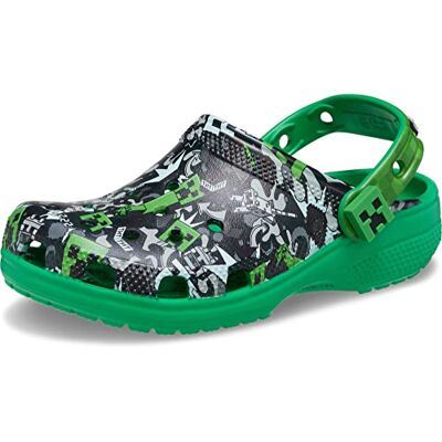 Crocs Unisex Niño Minecraft Classic Clog K Zueco, Multi, 28/29 EU Crocs Unisex Niño Minecraft Classic Clog K Zueco, Multi, 28/29 EU