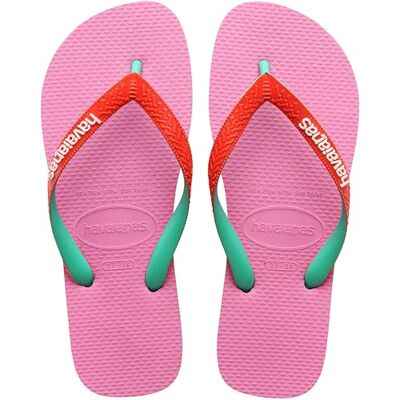 Havaianas Top Mix FlipFlop Unisex adulto Pink Lemonade 33 EU Havaianas Top Mix FlipFlop Unisex adulto Pink Lemonade 33 EU