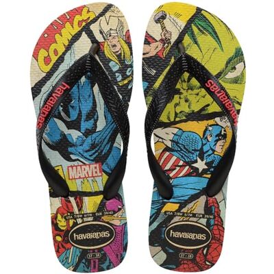 Havaianas Top Marvel Classics FlipFlop Hombre Black/Black/Red 37 EU Havaianas Top Marvel Classics FlipFlop Hombre Black/Black/Red 37 EU