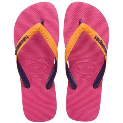 Havaianas Top Mix FlipFlop Unisex adulto Pink Electric 33 EU Havaianas Top Mix FlipFlop Unisex adulto Pink Electric 33 EU