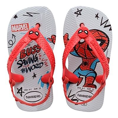 Havaianas Baby Marvel FlipFlop Unisex niños Ice Grey 19 EU Havaianas Baby Marvel FlipFlop Unisex niños Ice Grey 19 EU