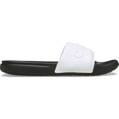 Crocs Sandalias Day Slide para hombre, negro/blanco, talla 44, negro y blanco, 11 UK Crocs Sandalias Day Slide para hombre, negro/blanco, talla 44, negro y blanco, 11 UK