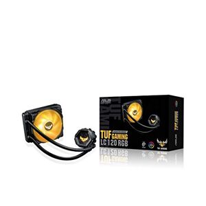Asus TUF Gaming LC 120 - Sistema de refrigeración líquida Todo en uno con Aura Sync y un Ventilador de radiador TUF RGB de 120 mm, Color Negro