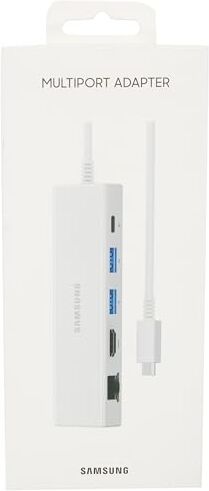 Samsung Adaptador multipuerto - USB C, USB C, HDMI FHD y RJ45 Plata