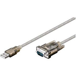 goobay M-Cab USB A/D-Sub Cable de Serie (Gris, USB A, D-Sub, Macho/Macho) goobay M-Cab USB A/D-Sub Cable de Serie (Gris, USB A, D-Sub, Macho/Macho)