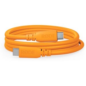 RØDE Cable SC27 USB-C a USB-C SuperSpeed para transferencia de datos rápida de hasta 5 Gbps y suministro de energía de 60W (2m, naranja) RØDE Cable SC27 USB-C a USB-C SuperSpeed para transferencia de datos rápida de hasta 5 Gbps y suministro de energía de 60W (2m, naranja)