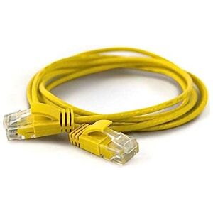 Wantec Wire 7284 Extra Fina Patch Cable con Top Calidad Amarillo Wantec Wire 7284 Extra Fina Patch Cable con Top Calidad Amarillo