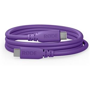 RØDE Cable SC27 USB-C a USB-C SuperSpeed para transferencia de datos rápida de hasta 5 Gbps y suministro de energía de 60W (2m, morado) RØDE Cable SC27 USB-C a USB-C SuperSpeed para transferencia de datos rápida de hasta 5 Gbps y suministro de energía de 60W (2m, morado)