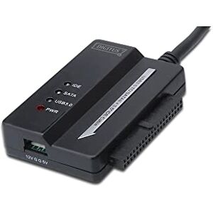 Digitus Cable Adaptador de Disco Duro, Convertidor USB 3.0 a SATA2/IDE, para SSD/HDD de 2,5/3,5", Velocidad de Transferencia de Datos de 5 Gbit/s, Incl. Fuente de Alimentación, Plug & Play Digitus Cable Adaptador de Disco Duro, Convertidor USB 3.0 a SATA2/IDE, para SSD/HDD de 2,5/3,5", Velocidad de Transferencia de Datos de 5 Gbit/s, Incl. Fuente de Alimentación, Plug & Play