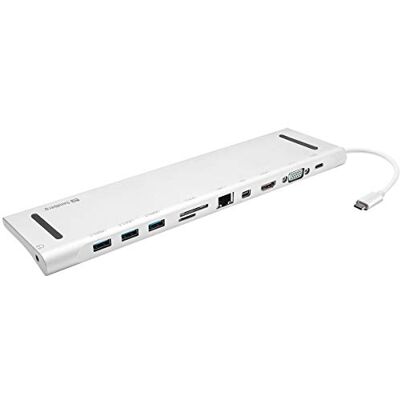 Sandberg Estación de Acoplamiento USB-C All-in-1, Otro Sandberg Estación de Acoplamiento USB-C All-in-1, Otro