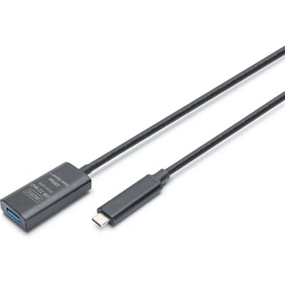 Digitus Cable alargador activo USB 3.2 Gen2 – 5 m – 10 Gbit/s Digitus Cable alargador activo USB 3.2 Gen2 – 5 m – 10 Gbit/s