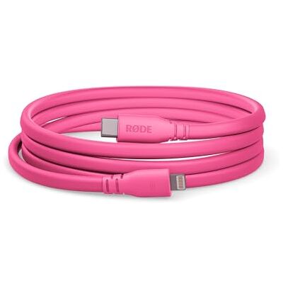 RØDE SC19 Cable, USB-C a Lightning, 1.5 m, rosa RØDE SC19 Cable, USB-C a Lightning, 1.5 m, rosa