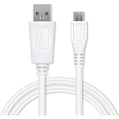 CELLONIC 1x USB A Cable de datos compatible con Nikon D7500, CoolPix P1000 2.0, 1m, PVC, blanco, para Nikon CoolPix P950, Z 50, D5600, D3400, D3500, P900, W100, UC-E21, P610, B700, AW130, S7000, P600 CELLONIC 1x USB A Cable de datos compatible con Nikon D7500, CoolPix P1000 2.0, 1m, PVC, blanco, para Nikon CoolPix P950, Z 50, D5600, D3400, D3500, P900, W100, UC-E21, P610, B700, AW130, S7000, P600