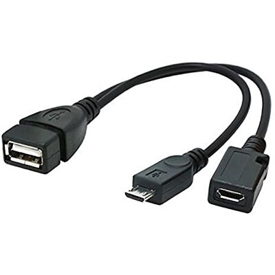 Gembird Adaptador OTG Micro USB(M) A Micro USB Y USB (H) 0.15M Negro Gembird Adaptador OTG Micro USB(M) A Micro USB Y USB (H) 0.15M Negro