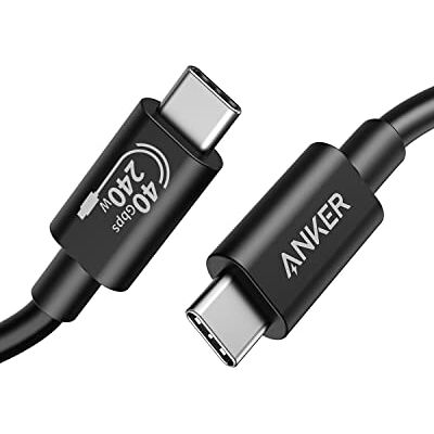 Anker Cable USB 4 100 cm, 8K, 40 Gbps, USB C a USB C 240 W Para iPhone 18 pro Max/17/16/15, portátiles tipo C, hub, docking station y más Anker Cable USB 4 100 cm, 8K, 40 Gbps, USB C a USB C 240 W Para iPhone 18 pro Max/17/16/15, portátiles tipo C, hub, docking station y más