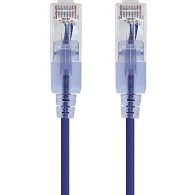 Monoprice Cable de conexión Ethernet Cat6A – 5 pies – Morado (paquete de 10) RJ45 550Mhz UTP puro alambre de cobre desnudo 10G 30AWG – Serie SlimRun Monoprice Cable de conexión Ethernet Cat6A – 5 pies – Morado (paquete de 10) RJ45 550Mhz UTP puro alambre de cobre desnudo 10G 30AWG – Serie SlimRun