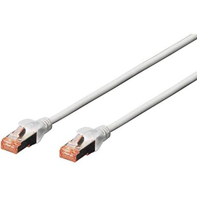 Digitus Cable LAN Cat 6 20m Cable de red RJ45 S/FTP Blindado Compatible con Cat 6A y Cat 7 Gris Digitus Cable LAN Cat 6 20m Cable de red RJ45 S/FTP Blindado Compatible con Cat 6A y Cat 7 Gris