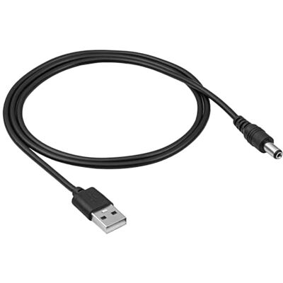 AKYGA Conector de cable USB DC AK-DC-01, adaptador de 5,5 x 2,1 mm, cable de carga de 5 V, 80 cm AKYGA Conector de cable USB DC AK-DC-01, adaptador de 5,5 x 2,1 mm, cable de carga de 5 V, 80 cm