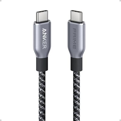 Cable USB C a USB C de Anker Prime - Trenzado reciclado - 240W - 3ft Cable USB C a USB C de Anker Prime - Trenzado reciclado - 240W - 3ft
