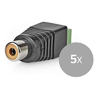 NEDIS Conector de Seguridad para CCTV 5, 2 Hilos a RCA Hembra NEDIS Conector de Seguridad para CCTV 5, 2 Hilos a RCA Hembra
