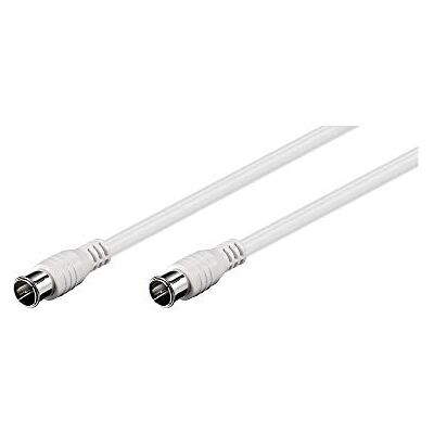 goobay 50747 Cable coaxial (IEC, IEC, 1,5 m, Blanco, 75 Ω, 1 pieza(s)) goobay 50747 Cable coaxial (IEC, IEC, 1,5 m, Blanco, 75 Ω, 1 pieza(s))