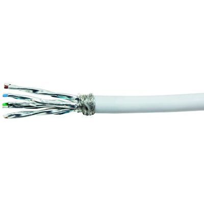 LogiLink Professional Cable de interconexión S/FTP (par trenzado con pantalla global) Cat.7 de cobre (Cu) PrimeLine a granel, LSZH (bajo humo y cero halógenos), blanco, 50 m LogiLink Professional Cable de interconexión S/FTP (par trenzado con pantalla global) Cat.7 de cobre (Cu) PrimeLine a granel, LSZH (bajo humo y cero halógenos), blanco, 50 m