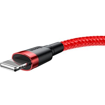 Baseus Lightning Cafule Cable 2A, 3m Red/Red () Baseus Lightning Cafule Cable 2A, 3m Red/Red ()