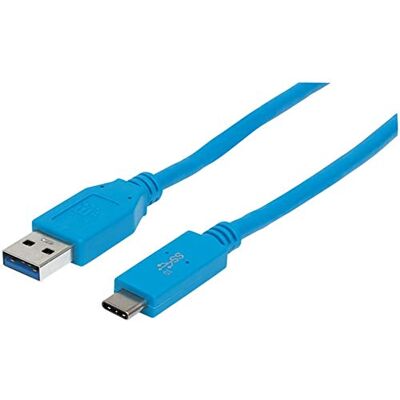 Manhattan Cable USB Azul Azul 1 m Blau Manhattan Cable USB Azul Azul 1 m Blau