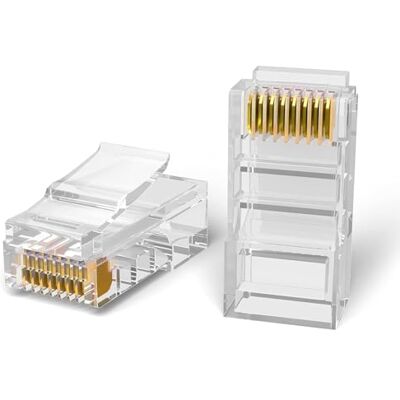 Metronic 495281 Conectores Rj45 Cat 5E 10 Rj45 Conectores UTP para Cable De Red, Cable Internet, LAN, PC, Router Ethernet 8P8C (10 Unidades, Cat 5E, UTP) Metronic 495281 Conectores Rj45 Cat 5E 10 Rj45 Conectores UTP para Cable De Red, Cable Internet, LAN, PC, Router Ethernet 8P8C (10 Unidades, Cat 5E, UTP)