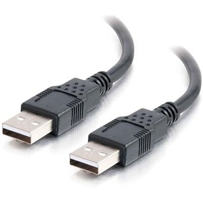 C2G /Cables to Go 28106 Cable USB 2.0 A macho a macho A (2 m), color negro C2G /Cables to Go 28106 Cable USB 2.0 A macho a macho A (2 m), color negro
