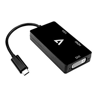 V7 V7UC-VGADVIHDMI-BLK Adaptador de gráficos USB - 4K Pantalla V7 V7UC-VGADVIHDMI-BLK Adaptador de gráficos USB - 4K Pantalla