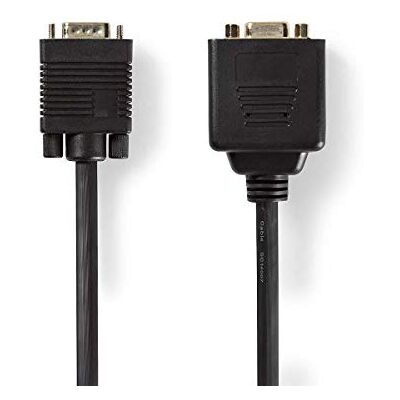 NEDIS Valueline Cable divisor VGA macho 2x VGA hembra de 0,20 m, color negro NEDIS Valueline Cable divisor VGA macho 2x VGA hembra de 0,20 m, color negro