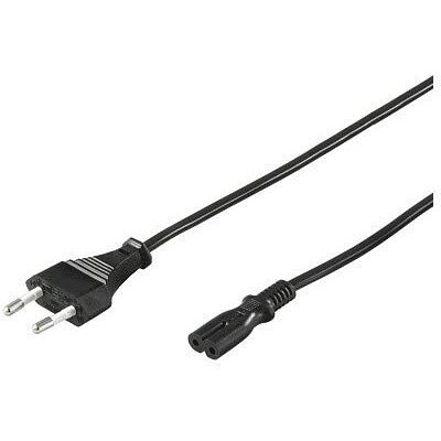 MicroConnect PE030705 Cable (0,5 m, Male connector / Female connector, CEE7/16, C7 acoplador, Negro) MicroConnect PE030705 Cable (0,5 m, Male connector / Female connector, CEE7/16, C7 acoplador, Negro)