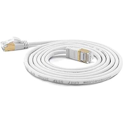 Wantec - Cable de red - RJ-45 - 1.5 M - Cat 6A - Blanco Wantec - Cable de red - RJ-45 - 1.5 M - Cat 6A - Blanco