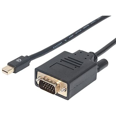 Manhattan DisplayPort y Mini DisplayPort Negro Negro Manhattan DisplayPort y Mini DisplayPort Negro Negro