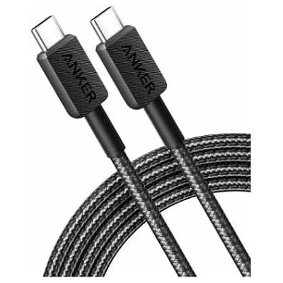 Anker CABLE 310 USB-C A USB-C CABLE TRENZADO 0,9M 240W NEGRO Anker CABLE 310 USB-C A USB-C CABLE TRENZADO 0,9M 240W NEGRO