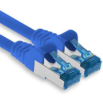 1aTTack.de 20m CAT.6 Cable de red Ethernet Gigabit Lan RJ45 CAT6 Cat6a 10Gbit/s azul 1 pieza 1aTTack.de 20m CAT.6 Cable de red Ethernet Gigabit Lan RJ45 CAT6 Cat6a 10Gbit/s azul 1 pieza