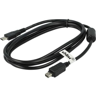 vhbw Cable de datos USB-C compatible con Olympus Tough TG-630 TG-810, TG-620, TG-830, TG-820, TG-6 reproductor MP3 negro, 150 cm vhbw Cable de datos USB-C compatible con Olympus Tough TG-630 TG-810, TG-620, TG-830, TG-820, TG-6 reproductor MP3 negro, 150 cm